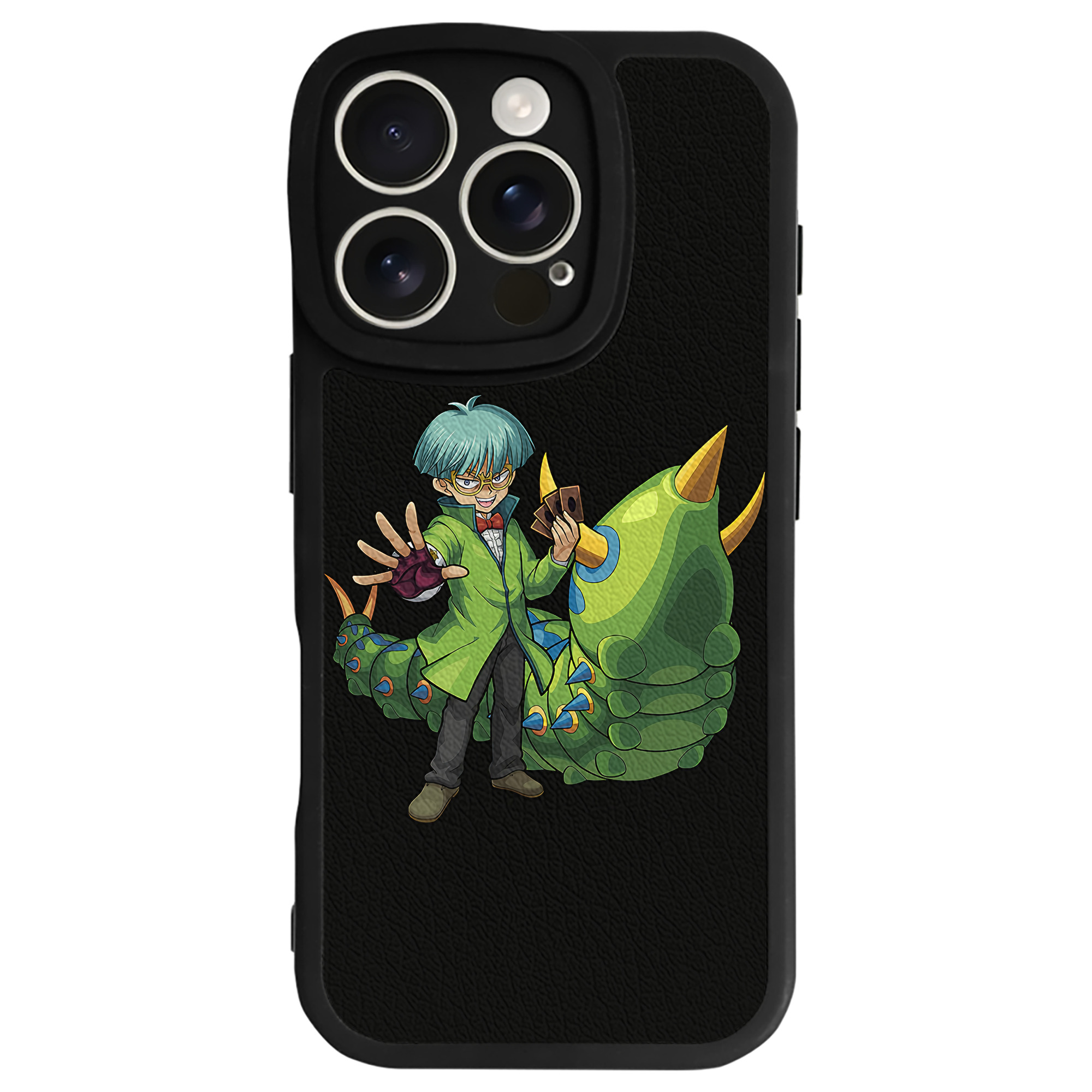 遊☆戯☆王 Yu-Gi-Oh! 【iPhone 16シリーズ対応】シリコンスマホケース（レザー調） 材質：シリコン